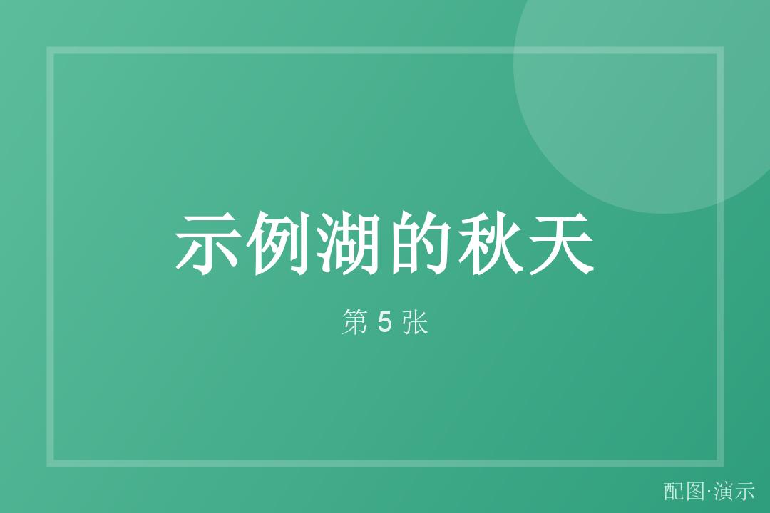 细节里的质感（演示）