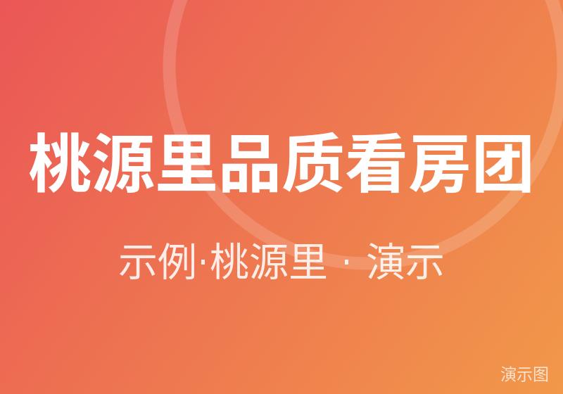 桃源里品质看房团（演示）