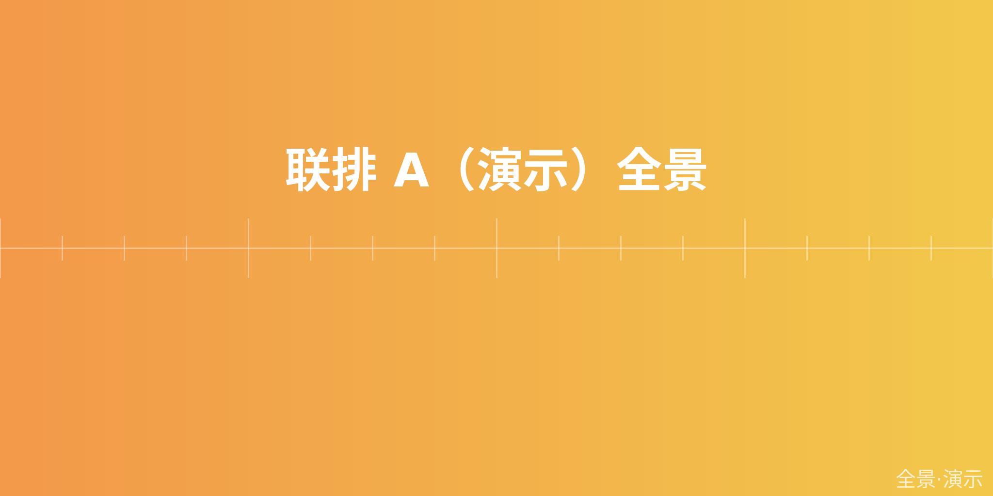 联排 A（演示）全景