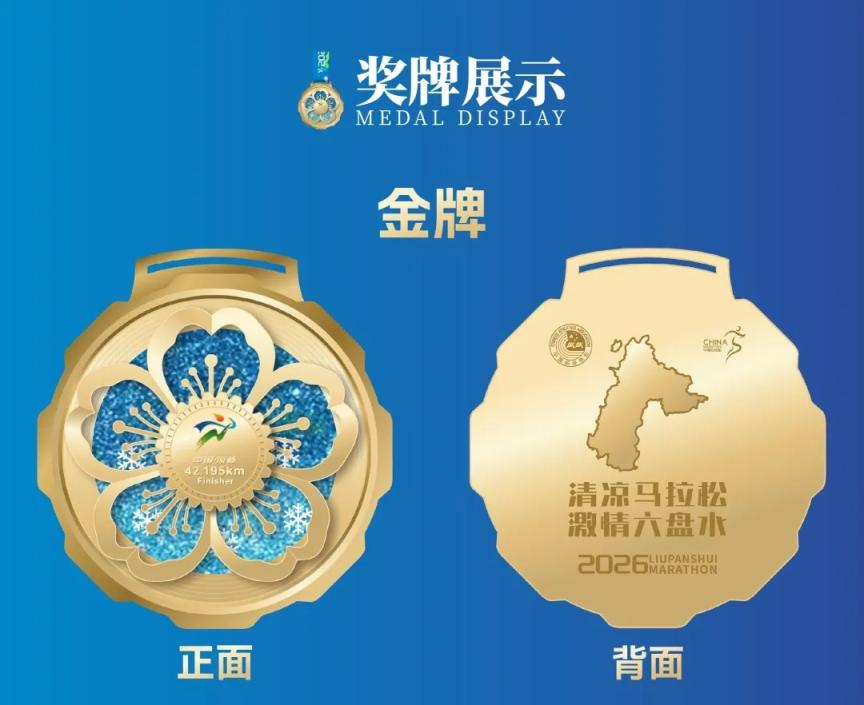 赛事奖牌/参赛服公布丨2026多彩贵州马拉松超级联赛（第四站）暨“恒维地产”六盘水马拉松赛事奖牌及参赛服正式公布